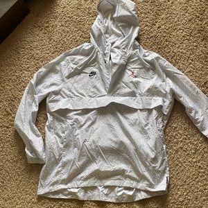 Nike air jordan white cement pullover size L
